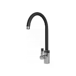 Elleci Rain MKKRAI86 Miscelatore monocomando con canna girevole Keratek Nero