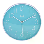 Trevi-OM-3508-S-Orologio-da-Parete-30cm-Movimento-Silenzioso-Numeri-in-Rilievo-Turchese