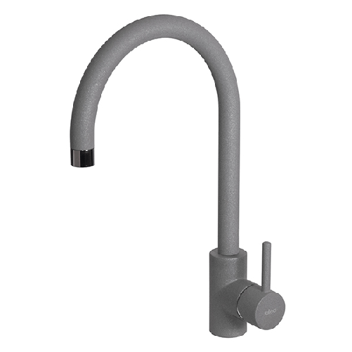 Elleci-Rubinetto-Miscelatore-Cucina-Cloud-Granitek-Grigio-Titanium-MMKCLO73