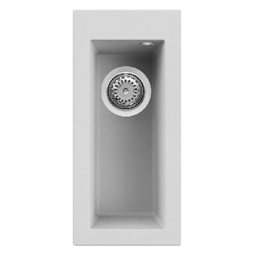 Elleci-Lavello-Incasso-1-vasca-23x50-Quadra-50-Granitek-Bianco-LGQ05068