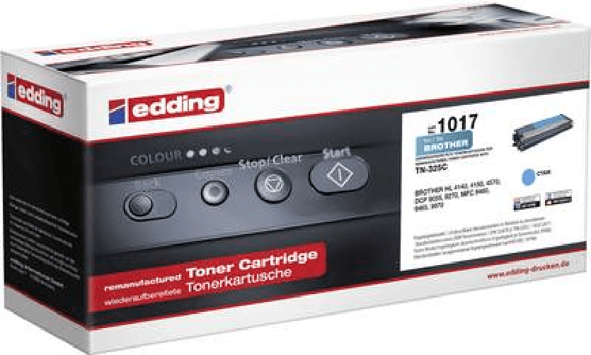 Edding toner edding EDD-1017 ciano compatibile con Brother TN-325C