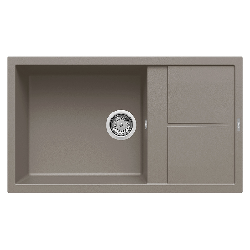 Elleci-Lavello-Incasso-1-vasca-86x50-Unico-410-Keratek-Grigio-Dove-Grey-LKU41093