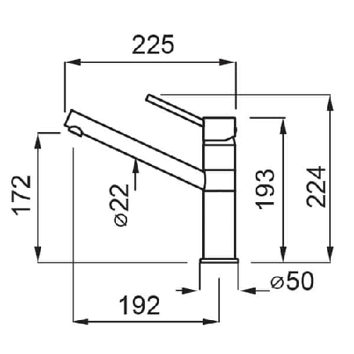 Elleci-Rubinetto-Miscelatore-Cucina-Sava-Granitek-Grigio-Tortora-MGKSAV43