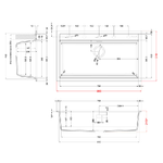 Elleci-Lavello-Incasso-1-vasca-86x51-Best-360-Granitek-Grigio-Tortora-LGB36043