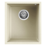 Elleci-Lavello-Incasso-1-vasca-38x44-Quadra-100-Sottotop-Granitek-Bianco-Antico-LGQ10062BSO