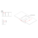 Elleci-Lavello-Incasso-1-vasca-38x44-Quadra-100-Sottotop-Granitek-Bianco-Antico-LGQ10062BSO