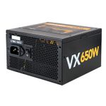 NOX Urano VX 650W 80 Plus Bronze Food Fonte 650W ATX 12V - PFC attivo - PWM silenzioso 120mm