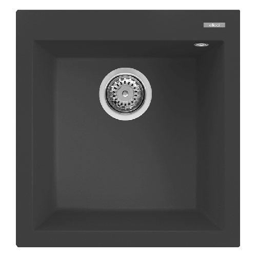 Elleci-Lavello-Incasso-1-vasca-47x50-Quadra-102-Granitek-Antracite-LGQ10259