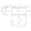 Elleci-Lavello-Incasso-1-vasca-79x51-Best-130-Bundle-Granitek-Grigio-Cemento-LGB13048K2