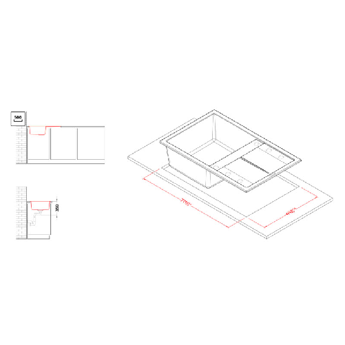 Elleci-Lavello-Incasso-1-vasca-79x50-Unico-300-Keratek-Bianco-White-Assoluto-LKU30096