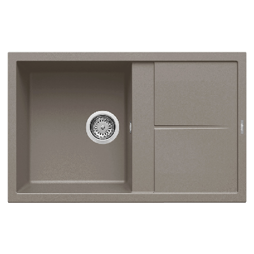 Elleci-Lavello-Incasso-1-vasca-79x50-Unico-300-Keratek-Grigio-Dove-Grey-LKU30093