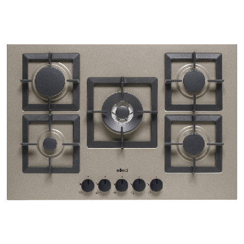 Elleci-Piani-cottura-da-incasso-Plano-75-5-fuochi-Granitek-43-Tortora-PGSP75143CS