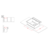 Elleci-Lavello-Incasso-1-vasca-57x51-Best-105-Granitek-Grigio-Cemento-LGB10548
