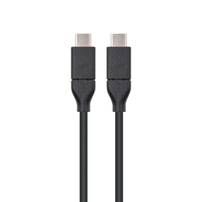 Nanocable-USB-3.1-1m-cavo-USB-USB-3.2-Gen-2--3.1-Gen-2--USB-C-Nero