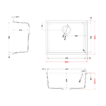 Elleci-Lavello-Incasso-1-vasca-54x44-Quadra-105-Sottotop-Granitek-Grigio-Aluminium-LMQ10579BSO