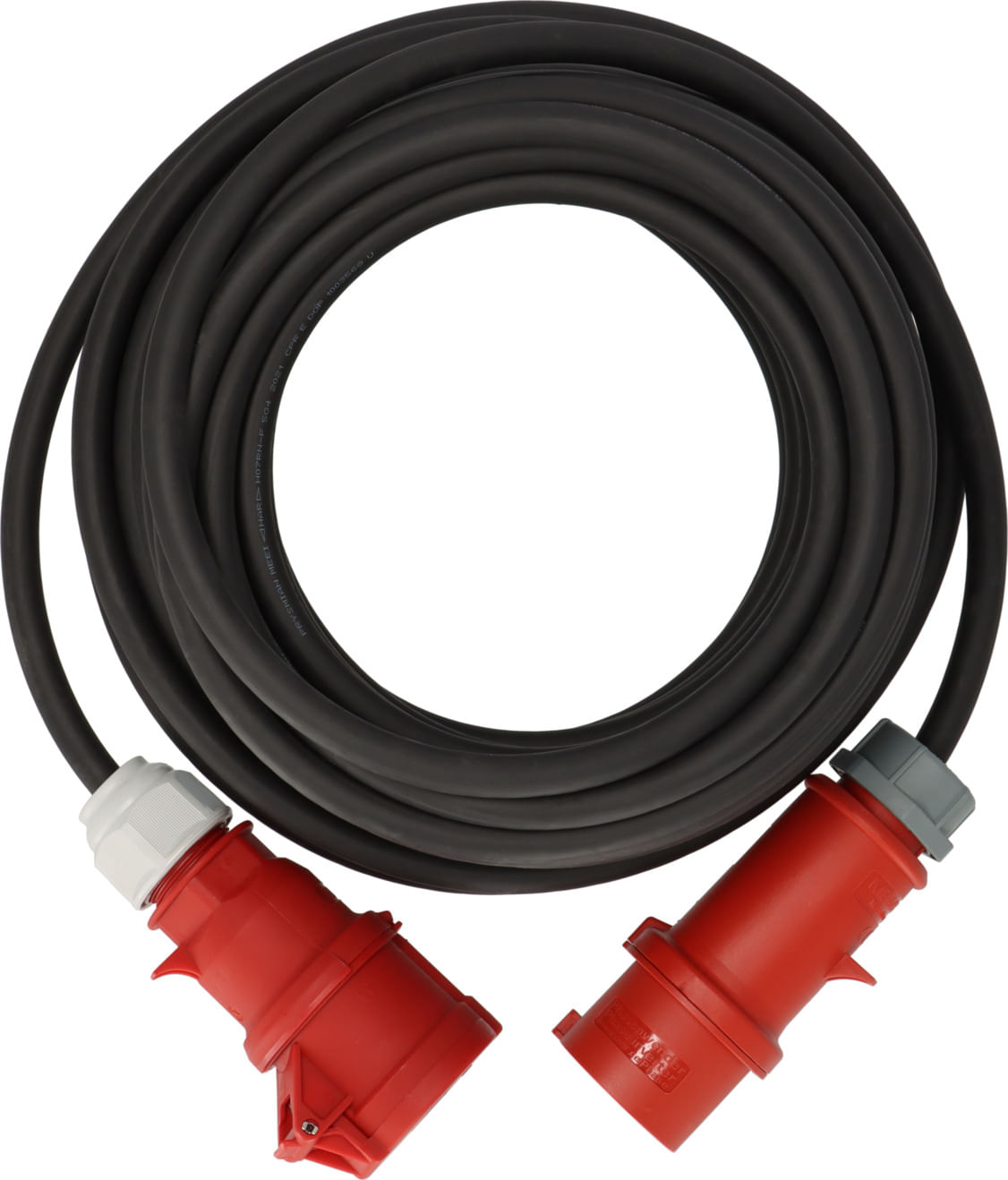 Brennenstuhl 1169390100 prolunghe e multiple 10 m Esterno Nero, Rosso