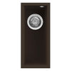 Elleci-Lavello-Incasso-1-vasca-20x44-Quadra-50-Sottotop-Granitek-Espresso-Marrone-LGQ05078BSO