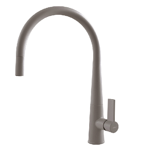 Elleci-Rubinetto-Miscelatore-Cucina-Athena-Plus-Granitek-Grigio-Tortora-MGKATP43