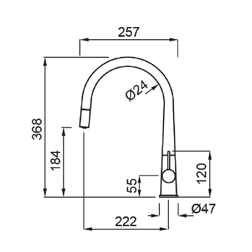 Elleci-Rubinetto-Miscelatore-Cucina-Athena-Plus-Granitek-Grigio-Tortora-MGKATP43