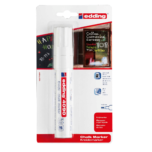 EDDING-Marcatore-EDDING-4090-punta-scalpello-gesso-liquido-bianco