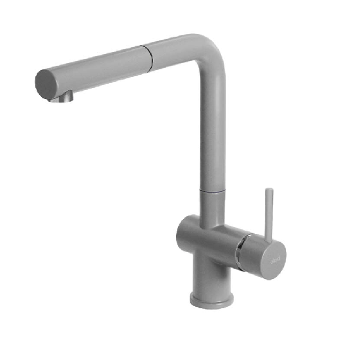 Elleci-Rubinetto-Miscelatore-Cucina-Stream-Plus-Keratek-Grigio-Light-Grey-MKKSTP97