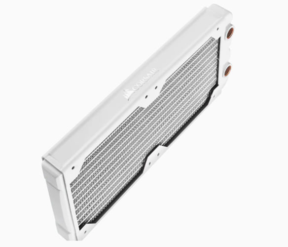Corsair-CX-9030007-Radiatore--Corsair-Hydro-X-Series-XR5-240mm-Dual-Fan-Water-Cooling-Radiator---White--CX-903-