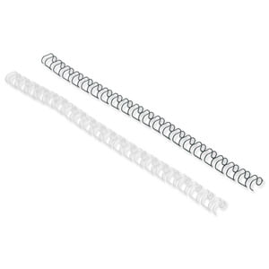 GBC Spirali metalliche MultiBind nere 12 mm [100] (GBC IB165320 12mm Black Wire Binders)