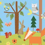 Apli-Gomets-Forest-Game---8-fogli-illustrati-di-200-g---Gomets-Revivibles-geometrici-in-diversi-colori---Guida-del-libro