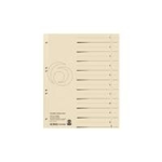 Herlitz-Separator-A4-Over-Width-Manil-Karton-pressione-organizzativa-nera-di-Chamois-perforazione-a-6-vie-bordo-del-foro
