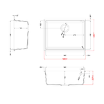 Elleci-Lavello-Incasso-1-vasca-58x44-Quadra-110-Sottotop-Granitek-Avena-LGQ11051BSO