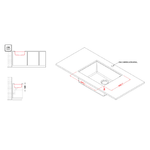 Elleci-Lavello-Incasso-1-vasca-58x44-Quadra-110-Sottotop-Granitek-Avena-LGQ11051BSO