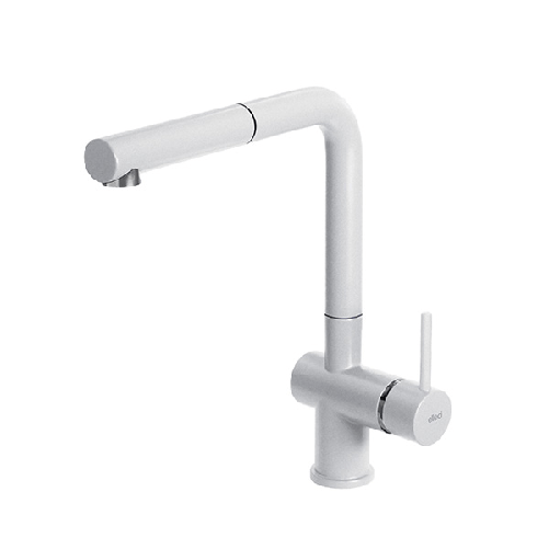 Elleci-Rubinetto-Miscelatore-Cucina-Stream-Plus-Keratek-Bianco-Assoluto-MKKSTP96