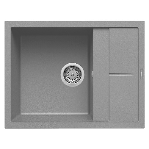 Elleci-Lavello-Incasso-1-vasca-65x50-Unico-125-Granitek-Grigio-Cemento-LGU12548