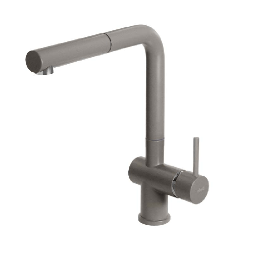 Elleci-Rubinetto-Miscelatore-Cucina-Stream-Plus-Keratek-Grigio-Dove-Grey-MKKSTP93