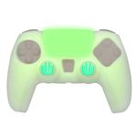 FR-TEC Funda de Silicona + Grips Protectores Custom Kit Glow in The Dark para PS5 - Grips Protectores - Mejora el Agarre