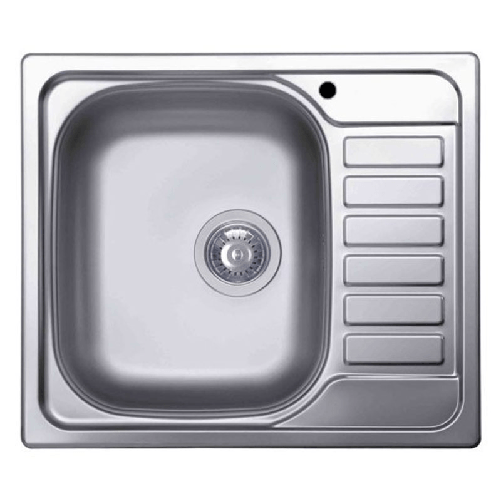 Elleci-Lavello-Incasso-1-vasca-58x50-Vasca-a-Sinistra-Sky-125-Satinata-Acciaio-Inox-LIX125SACSX