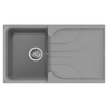 Elleci-Lavello-Incasso-1-vasca-86x50-Ego-400-Granitek-Grigio-Cemento-LGE40048