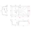 Elleci-Lavello-Incasso-1-vasca-86x50-Ego-400-Granitek-Grigio-Cemento-LGE40048