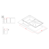 Elleci-Lavello-Incasso-1-vasca-86x50-Ego-400-Granitek-Grigio-Cemento-LGE40048