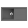 Elleci-Lavello-Incasso-1-vasca-100x51-Best-480-Keratek-Grigio-Dark-Grey-LKB48099
