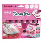 Segnali di gel 3D Appli con finitura glitter - 25 ml per unità - 6 colori Assortimento - Personalizza regali, oggetti, c