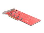 Delock-PCI-Express-x16-Karte-zu-4-x-intern-NVMe-M.2-Key-M-110-mm--90617-