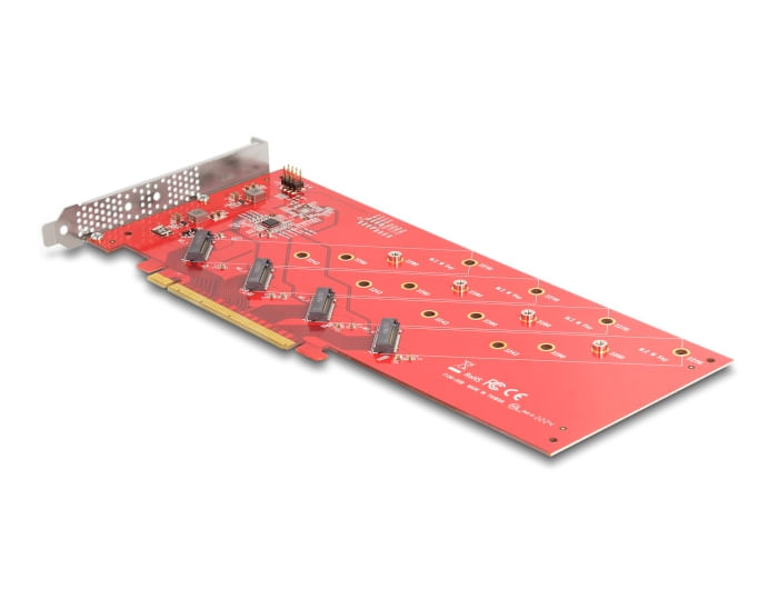 Delock-PCI-Express-x16-Karte-zu-4-x-intern-NVMe-M.2-Key-M-110-mm--90617-
