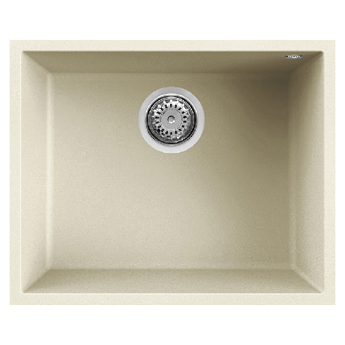 Elleci-Lavello-Incasso-1-vasca-54x44-Quadra-105-Sottotop-Granitek-Bianco-Antico-LGQ10562BSO