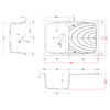 Elleci-Lavello-Incasso-1-vasca-79x50-Master-300-Granitek-Avena-LGM30051