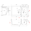 Elleci-Lavello-Incasso-2-vasche-815x50-Quadra-440-Granitek-Avena-LGQ44051