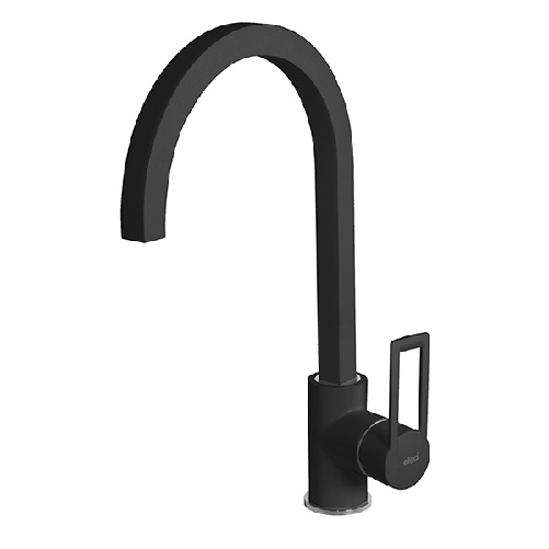 Elleci-Rubinetto-Miscelatore-Cucina-Bridge-Granitek-Nero-Full-Black-MGKBRI40