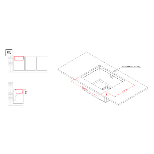 Elleci-Lavello-Incasso-1-vasca-56x438-Karisma-105-Sottotop-Granitek-Nero-LGK10540BSO