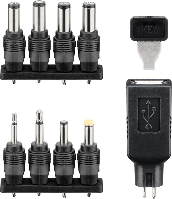 Goobay-NTS-300-MW-3A03-EuP-adattatore-e-invertitore-Interno-Nero--Goobay-Universal-Power-Supply---USB-2.0-plug-3V-12V-3