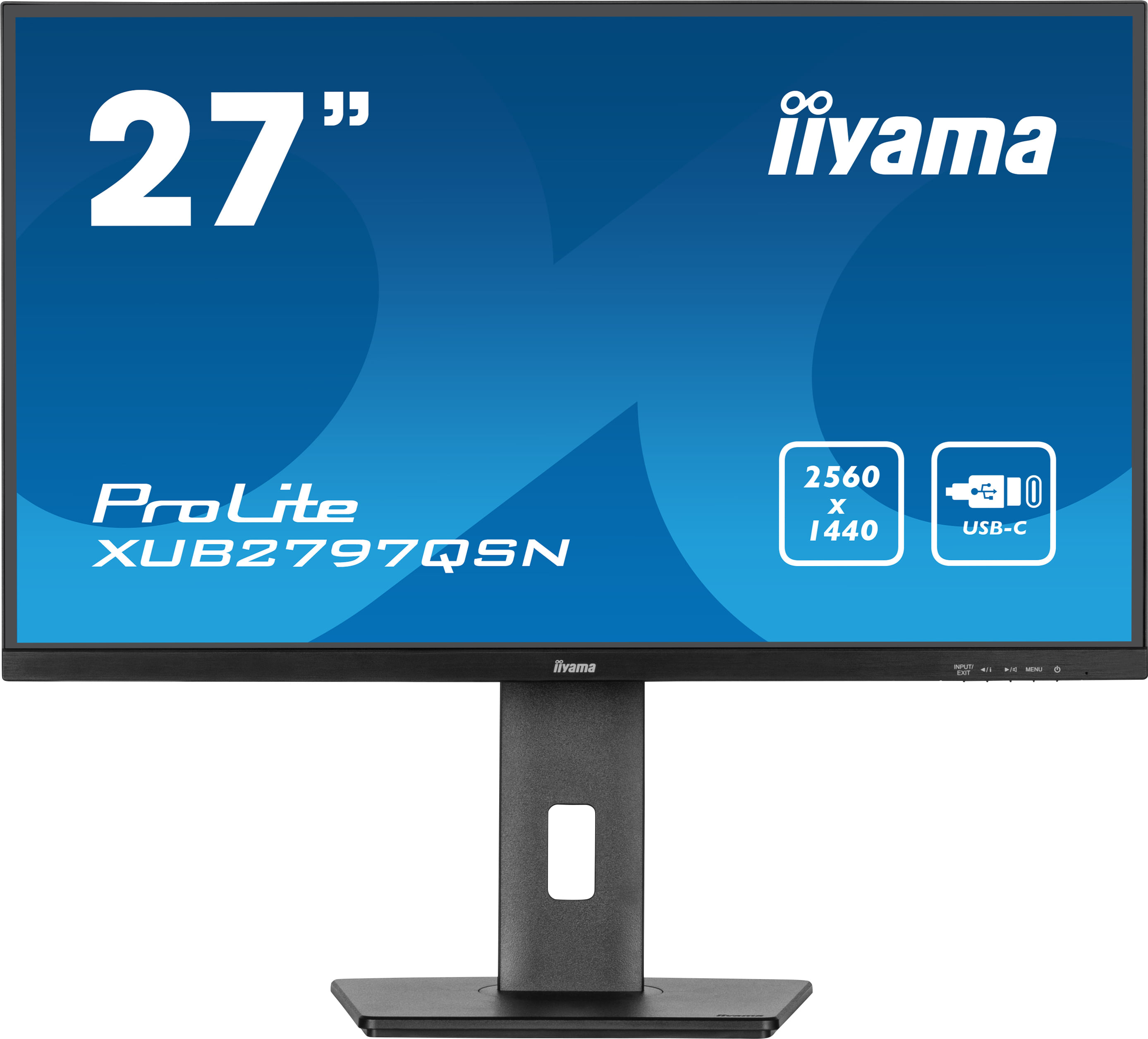 Iiyama ProLite XUB2797QSN-B2 Monitor PC 68,6 cm (27") 2560 x 1440 Pixel 2K Ultra HD LED Nero